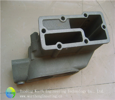 Foundry Supplier Aluminum Alloy Gravity Sand Casting Oil Tank Body Auto Motor Part